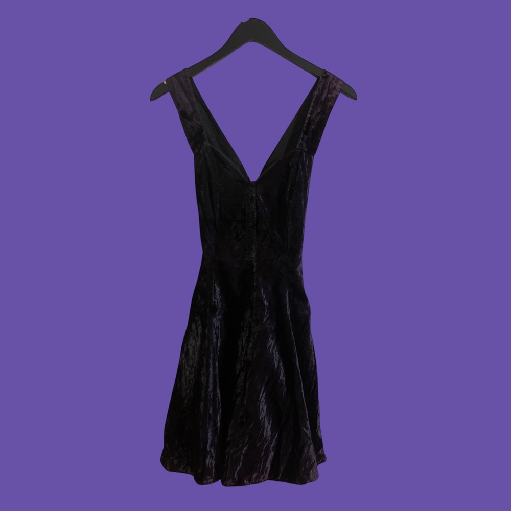 Vintage Rampage velvet mini dress